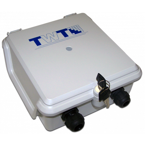 Outdoor distribution box for 5 connection modules, 50 pairs